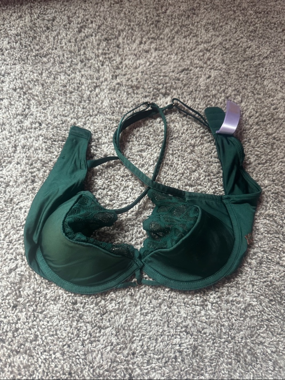 SavagexFenty Emerald Green Bra Size 34C GREAT CONDITION!
